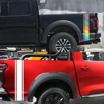 Pickup Trunk Rear Tailgate Side Car Stickers Vinyl Decal For Ford F150 F-150 Ranger Raptor STX SVT FX4 Auto Decor Accessories