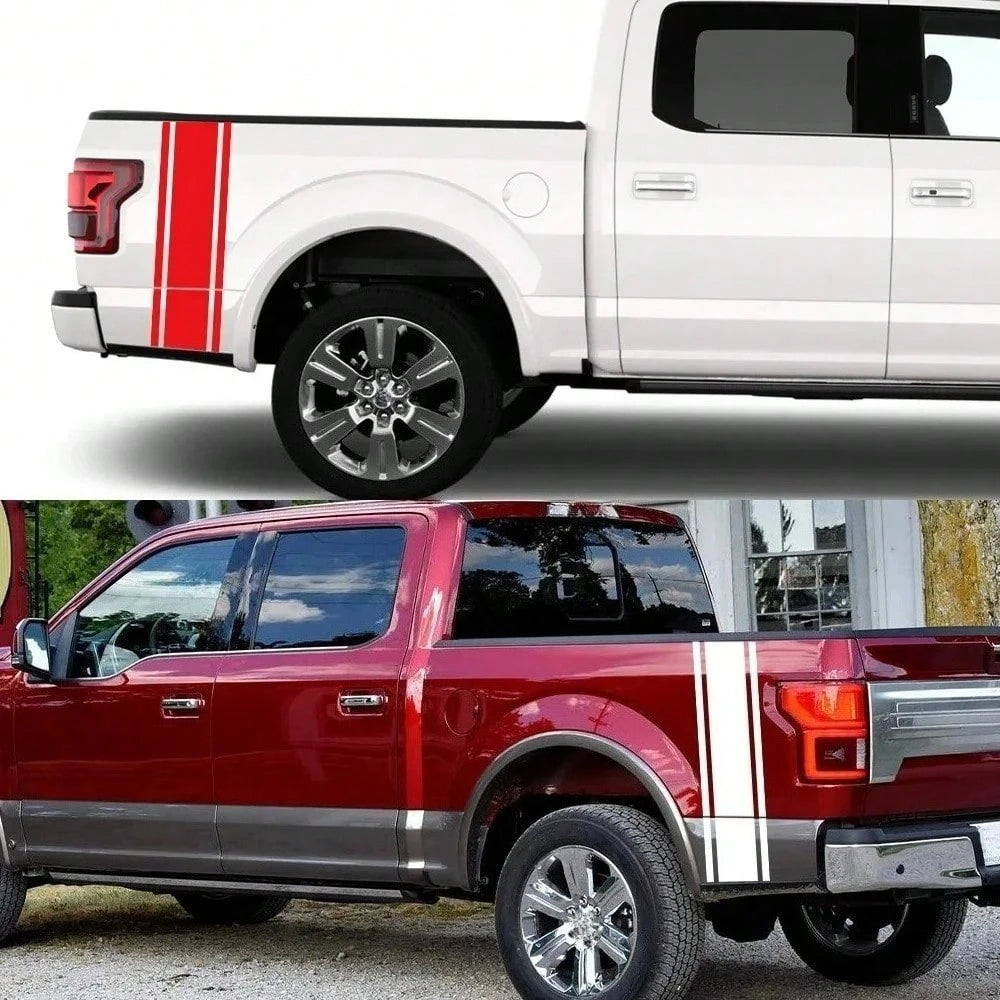 Pickup Trunk Rear Tailgate Side Car Stickers Vinyl Decal For Ford F150 F-150 Ranger Raptor STX SVT FX4 Auto Decor Accessories