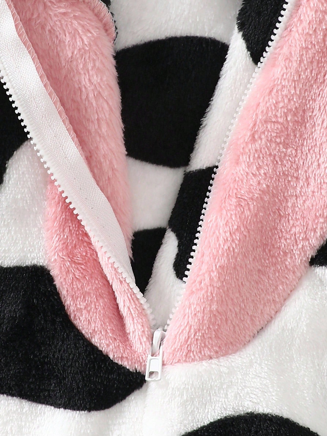 Playful Pals Baby Girls White Hooded Fuzzy Costume Jumpsuit Work Autumn Cowgirl Cute