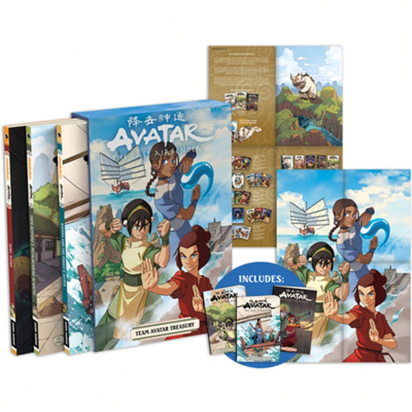 Pre-Owned Avatar: The Last Airbender--Team Avatar Treasury Boxed Set (Graphic Novels) (Paperback) By Faith Erin Hicks