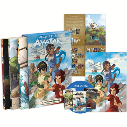 Pre-Owned Avatar: The Last Airbender--Team Avatar Treasury Boxed Set (Graphic Novels) (Paperback) By Faith Erin Hicks