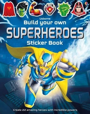 Pre-Owned Build Your Own Superheroes Sticker Book (Paperback) By Simon Tudhope