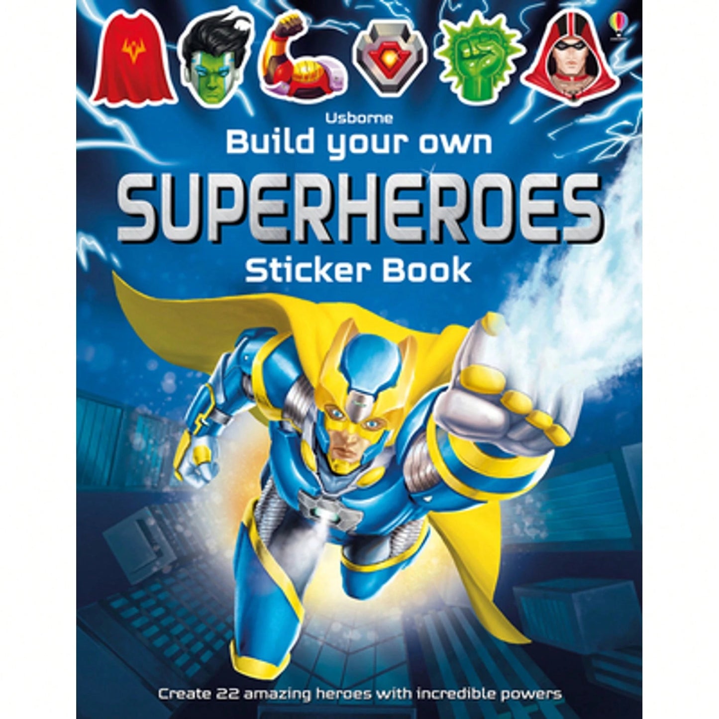 Pre-Owned Build Your Own Superheroes Sticker Book (Paperback) By Simon Tudhope