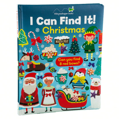 Pre-Owned I Can Find It! Christmas (Large Padded Board Book) (Hardcover) By Little Grasshopper Books, Publications International Ltd