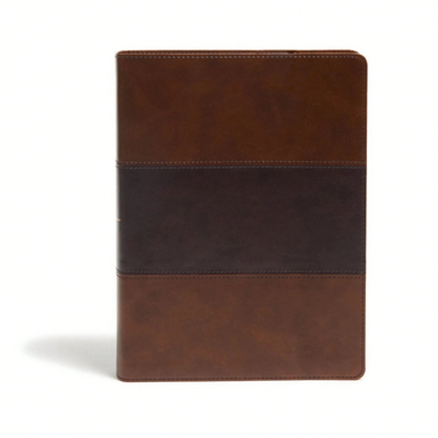Pre-Owned KJV Study Bible, Full-Color, Saddle Brown Leathertouch, Indexed (Hardcover) By Holman Bible Publishers