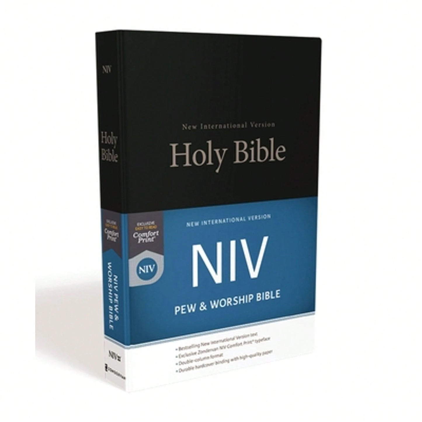 Pre-Owned NIV, Pew And Worship Bible, Hardcover, Black (Hardcover) By Zondervan