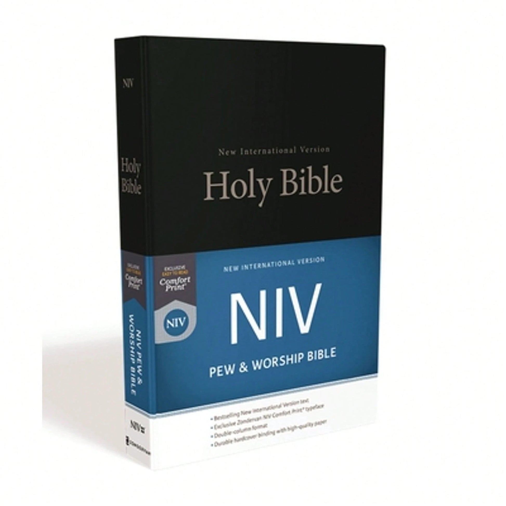 Pre-Owned NIV, Pew And Worship Bible, Hardcover, Black (Hardcover) By Zondervan