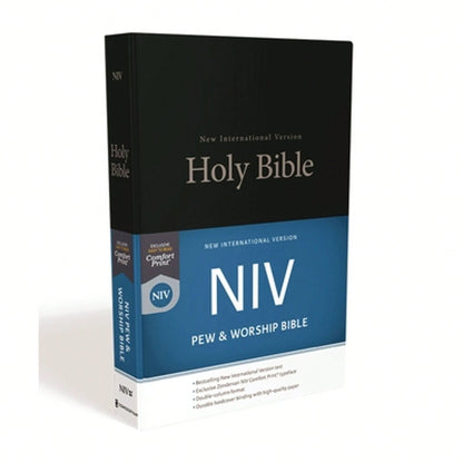 Pre-Owned NIV, Pew And Worship Bible, Hardcover, Black (Hardcover) By Zondervan