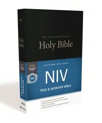 Pre-Owned NIV, Pew And Worship Bible, Hardcover, Black (Hardcover) By Zondervan