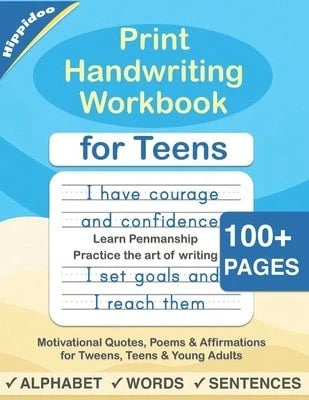 Pre-Owned Print Handwriting Workbook For Teens: Improve Your Printing Handwriting & Practice Print (Paperback) By Hippidoo, Sujatha Lalgudi