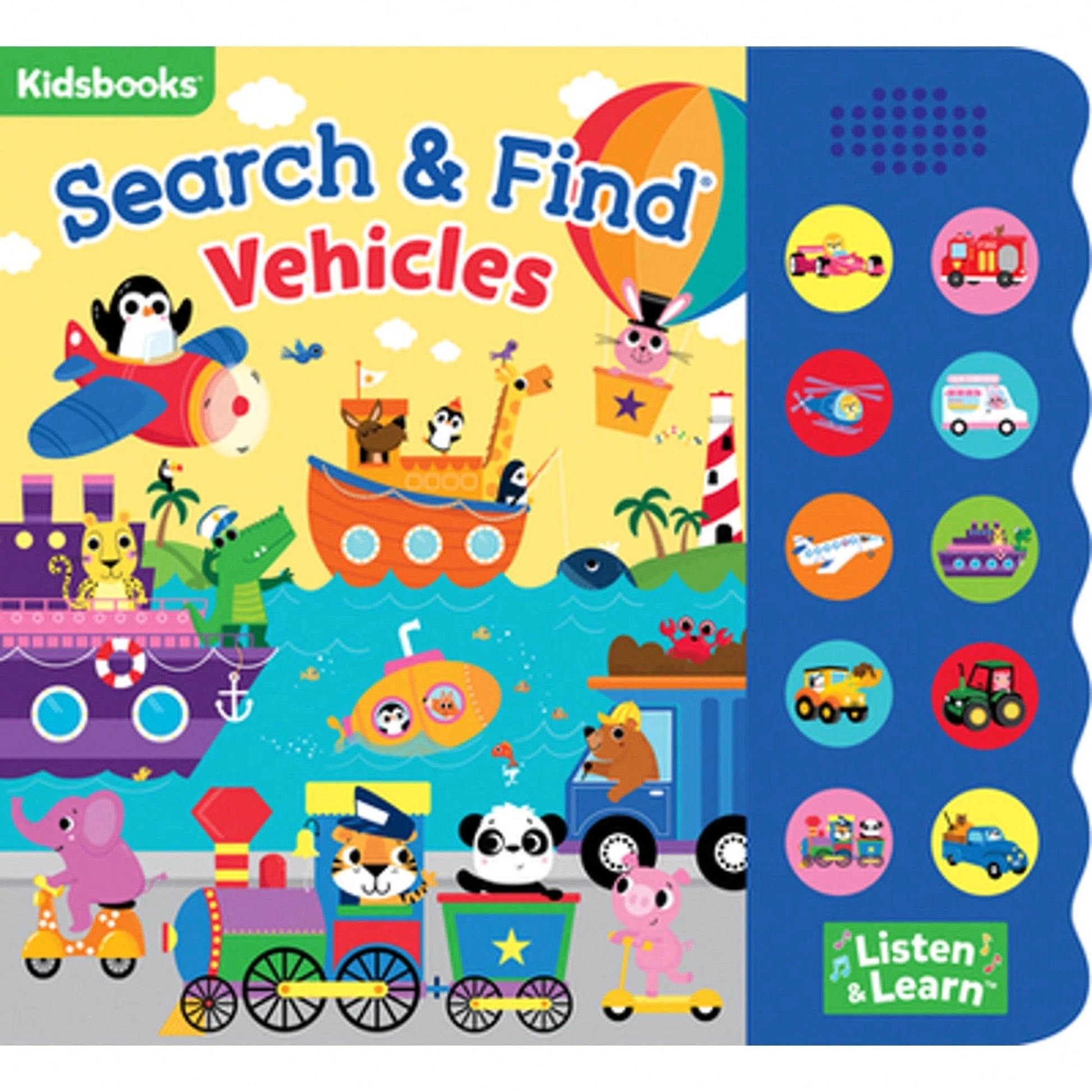 Pre-Owned Search & Find: Vehicles (Hardcover) By Kidsbooks Publishing