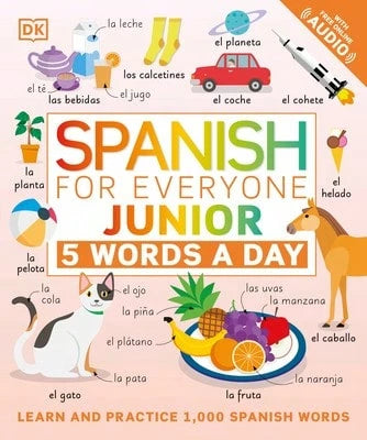 Pre-Owned Spanish For Everyone Junior: 5 Words A Day (Paperback) By DK
