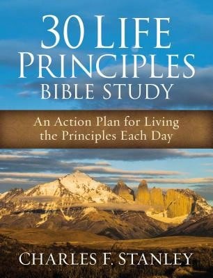 Pre-Owned The 30 Life Principles Bible Study Softcover (Enlarged) (Paperback) By Charles Stanley