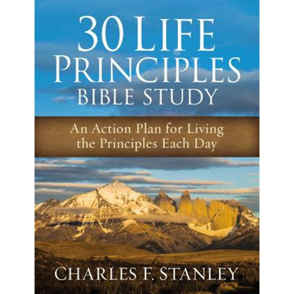 Pre-Owned The 30 Life Principles Bible Study Softcover (Enlarged) (Paperback) By Charles Stanley