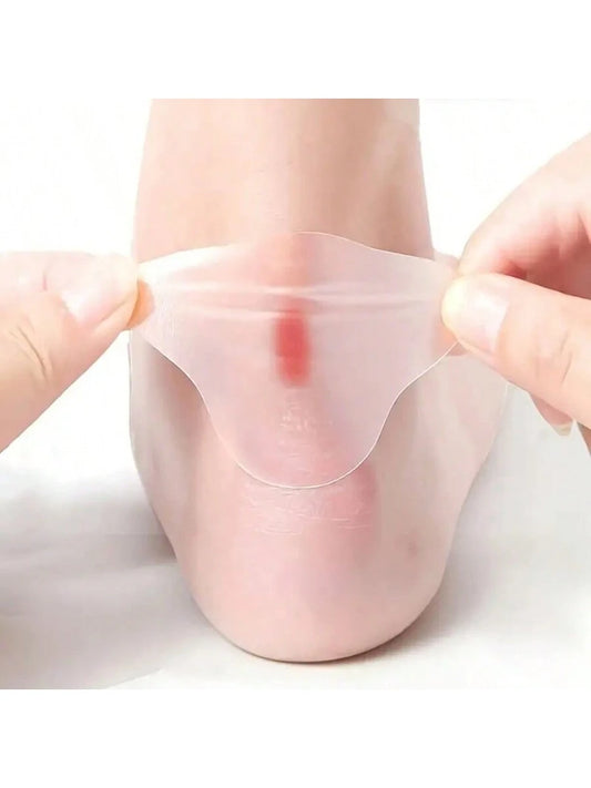 QKC 20-Piece Pe Heel Protectors - Adhesive Blister Pads For Shoes, Comfortable Foot Care Cushion Grips, For Women Sandals Women Pumps, Shoes Accessories