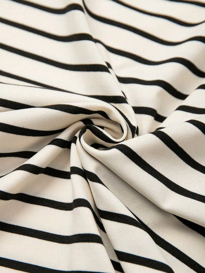 Rafferiza Women's Black And White Checkered Polo Collar Short-Sleeved T-Shirt, Summer Casual Preppy Office School Back-To-School Beach Outing Y2K Country Style