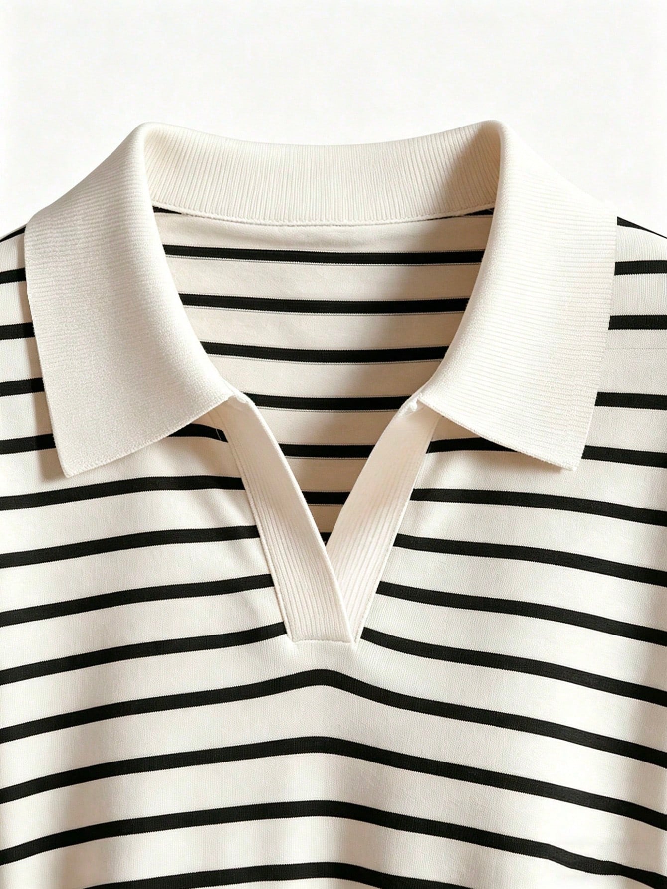 Rafferiza Women's Black And White Checkered Polo Collar Short-Sleeved T-Shirt, Summer Casual Preppy Office School Back-To-School Beach Outing Y2K Country Style