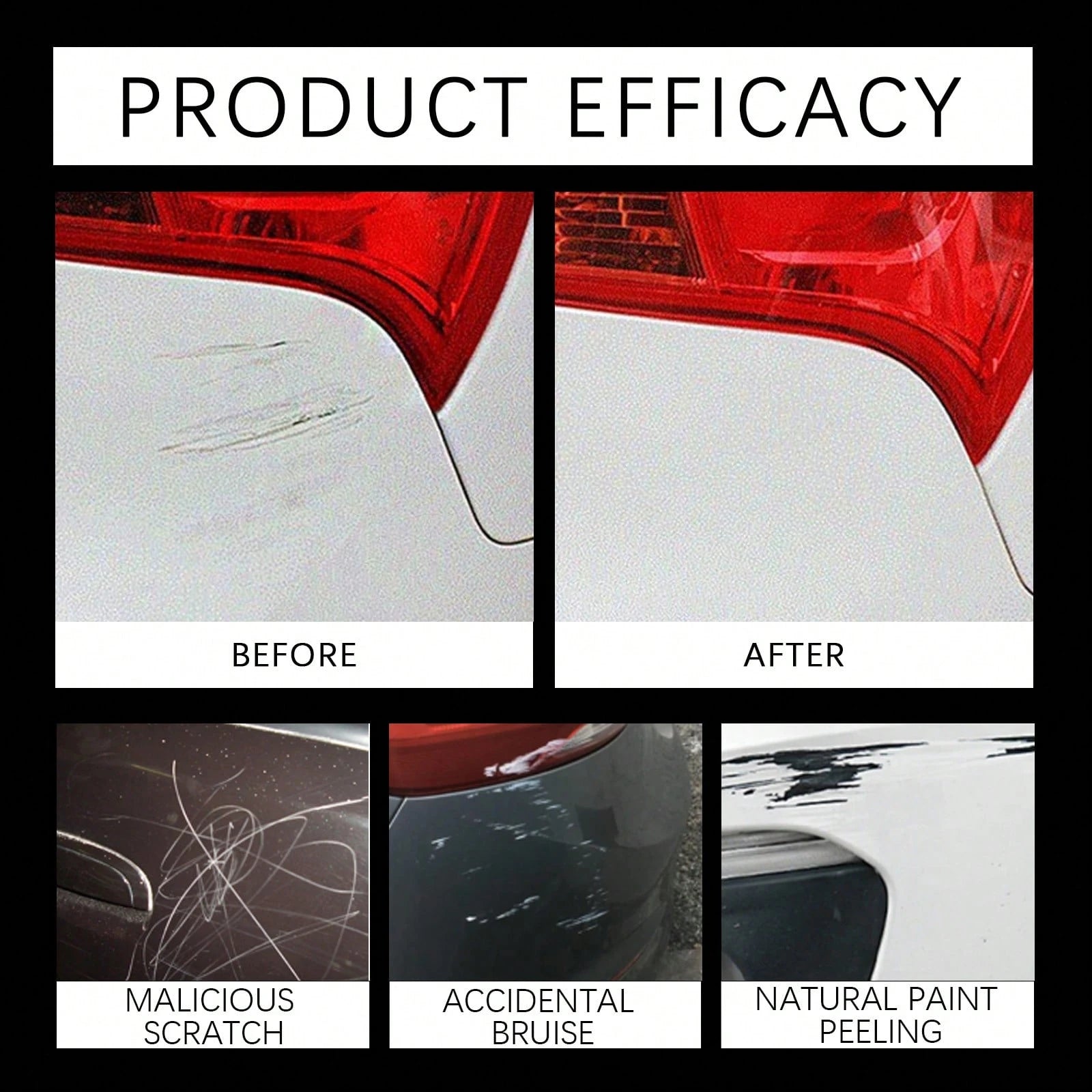 rayhong 1pc Car Scratch Repair Pen- Quick-Dry, Peel & Fade Resistant Clear Coat, Precision Tip For Auto Detailing, DIY Car Scratch Remover,Car Acessesories,Car Acessesories Women,Car Stuff,Car Acesse