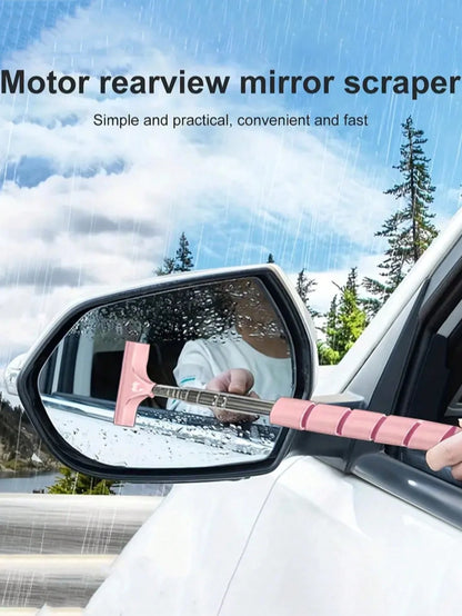 rayhong Car Side Mirror Rearview Mirror Wiper, Retractable Windshield Wiper, Car Glass Cleaner With Extendable Handle, Portable Cleaning Tool, Retractable Wing Mirror Wiper Cleaner, Portable Car Windo