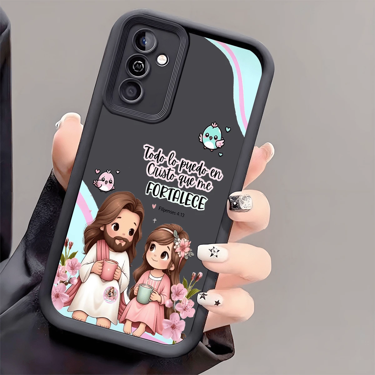 Religious Mythological Figure Fashion 1pc Virgin Mary Shockproof Phone Protective Case, Anti-Slip Thick Cover Compatible With IPhone, Compatible With Honor, Compatible With Redmi, Compatible With Gala