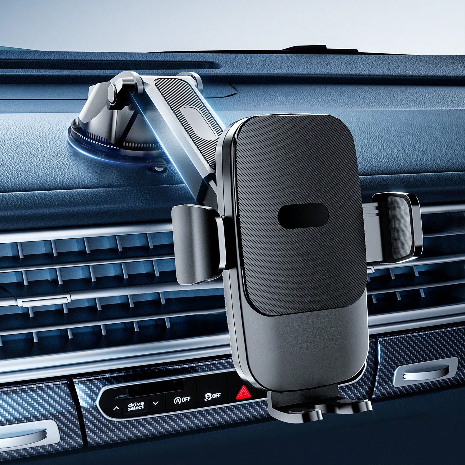 REMAX 4-7 Inch Universal Car Phone Holder, Dashboard Mounted, Multi-Angle Adjustable, Suitable For IPhone And Android Phones, Car Accessories, Essential For Driving