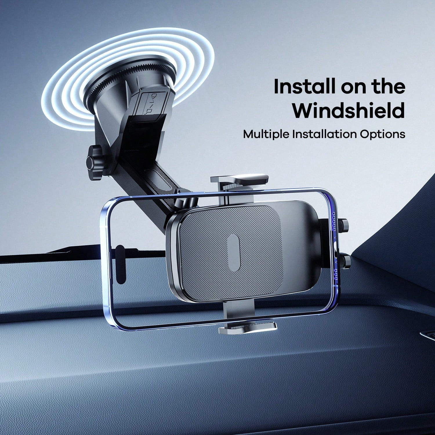 REMAX 4-7 Inch Universal Car Phone Holder, Dashboard Mounted, Multi-Angle Adjustable, Suitable For IPhone And Android Phones, Car Accessories, Essential For Driving