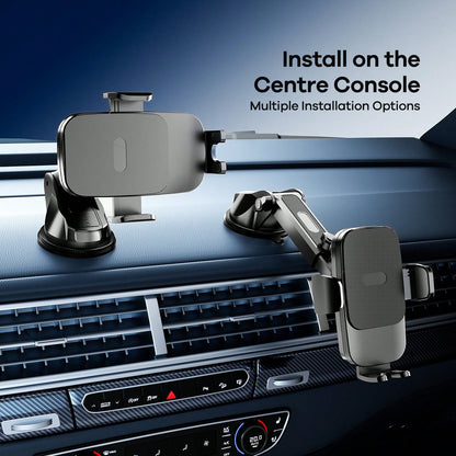 REMAX 4-7 Inch Universal Car Phone Holder, Dashboard Mounted, Multi-Angle Adjustable, Suitable For IPhone And Android Phones, Car Accessories, Essential For Driving
