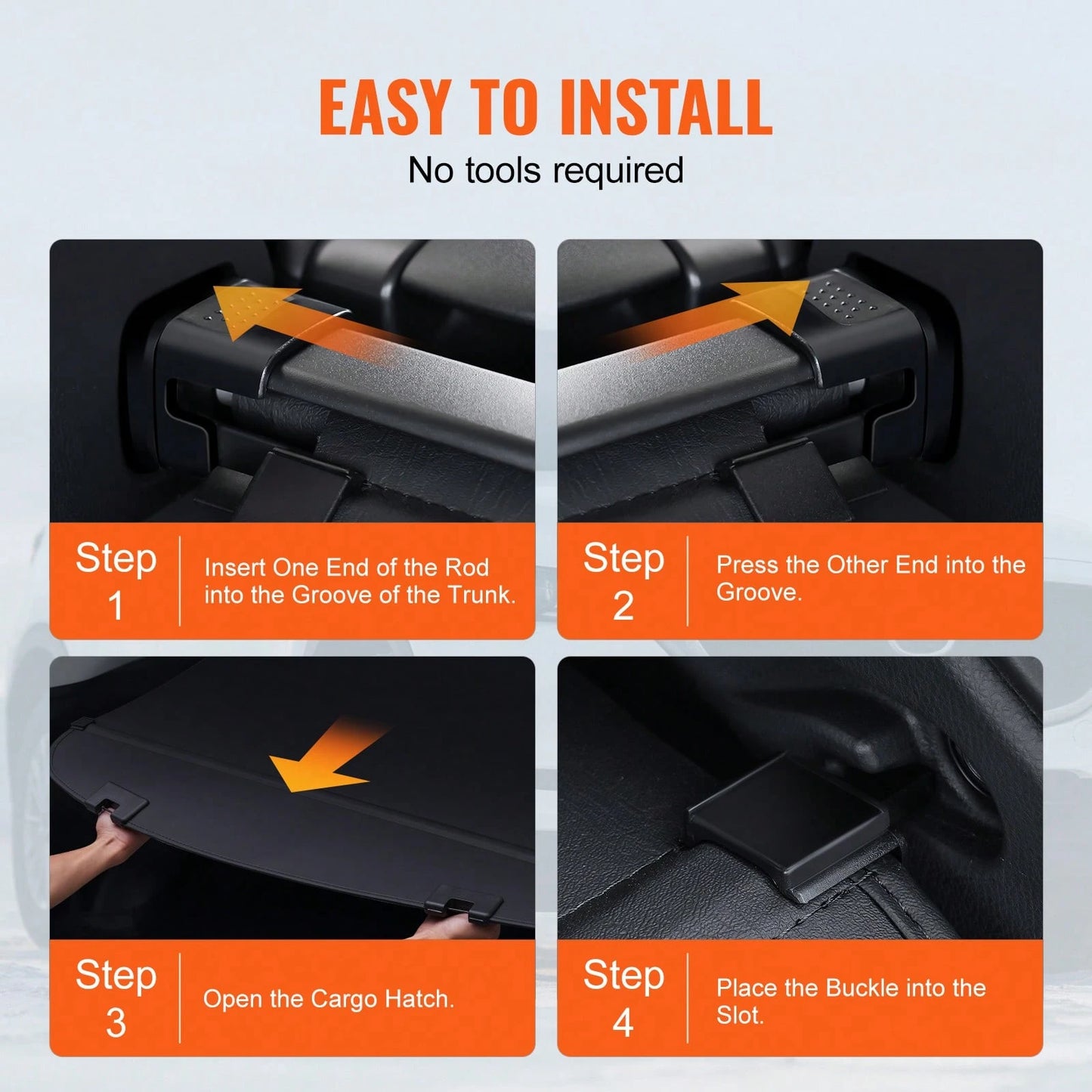 Retractable Cargo Cover For Mazda, Upgraded Waterproof Trunk Cover Security Shield Shade For Mazda CX-5 2017-2025 5-Seater, UV Resistant Rear Trunk Cover, Aluminum Alloy & PVC Leather Texture