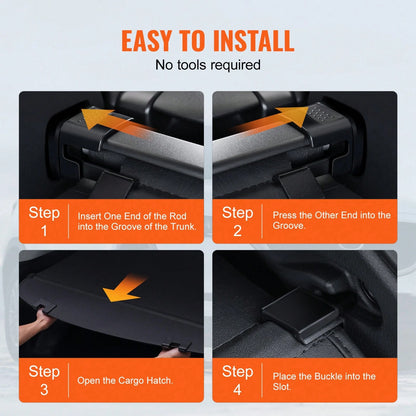 Retractable Cargo Cover For Mazda, Upgraded Waterproof Trunk Cover Security Shield Shade For Mazda CX-5 2017-2025 5-Seater, UV Resistant Rear Trunk Cover, Aluminum Alloy & PVC Leather Texture
