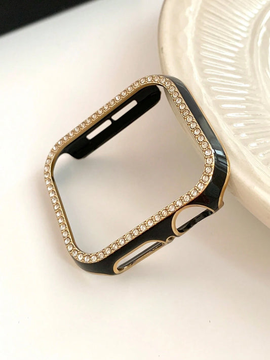 Rhinestone Decor Case Compatible With Apple Watch
