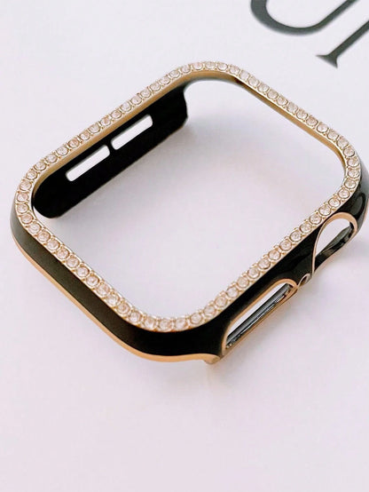 Rhinestone Decor Case Compatible With Apple Watch