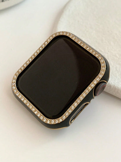 Rhinestone Decor Case Compatible With Apple Watch