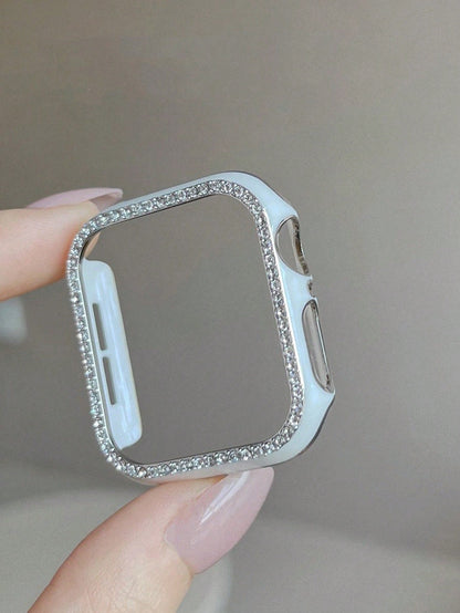 Rhinestone Decor Case Compatible With Apple Watch