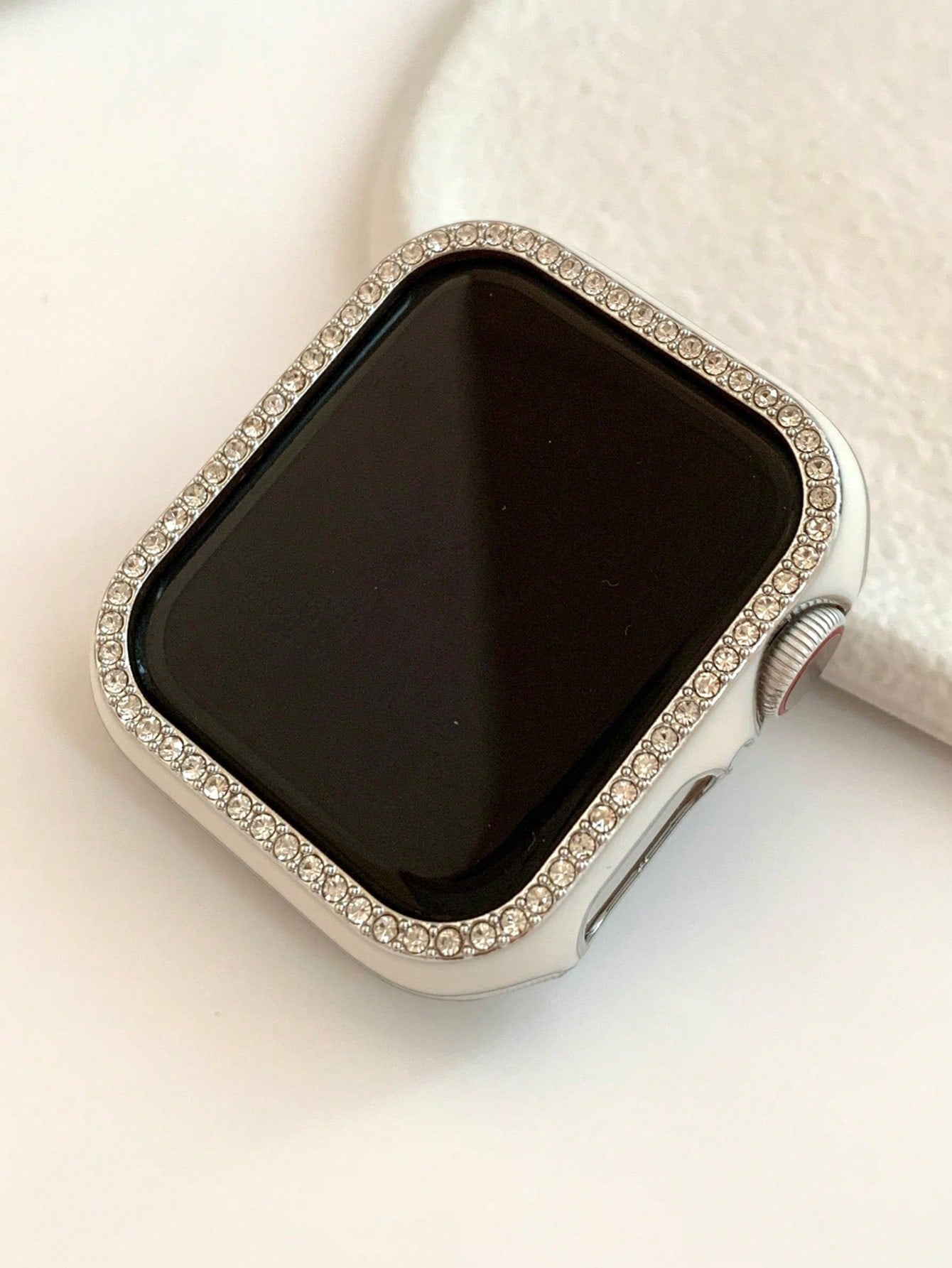 Rhinestone Decor Case Compatible With Apple Watch