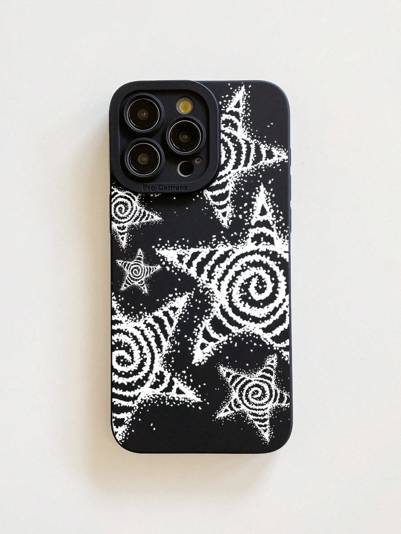 ROMWE Fairycore Starfish Drawing Printed Phone Case Compatible With IPhone