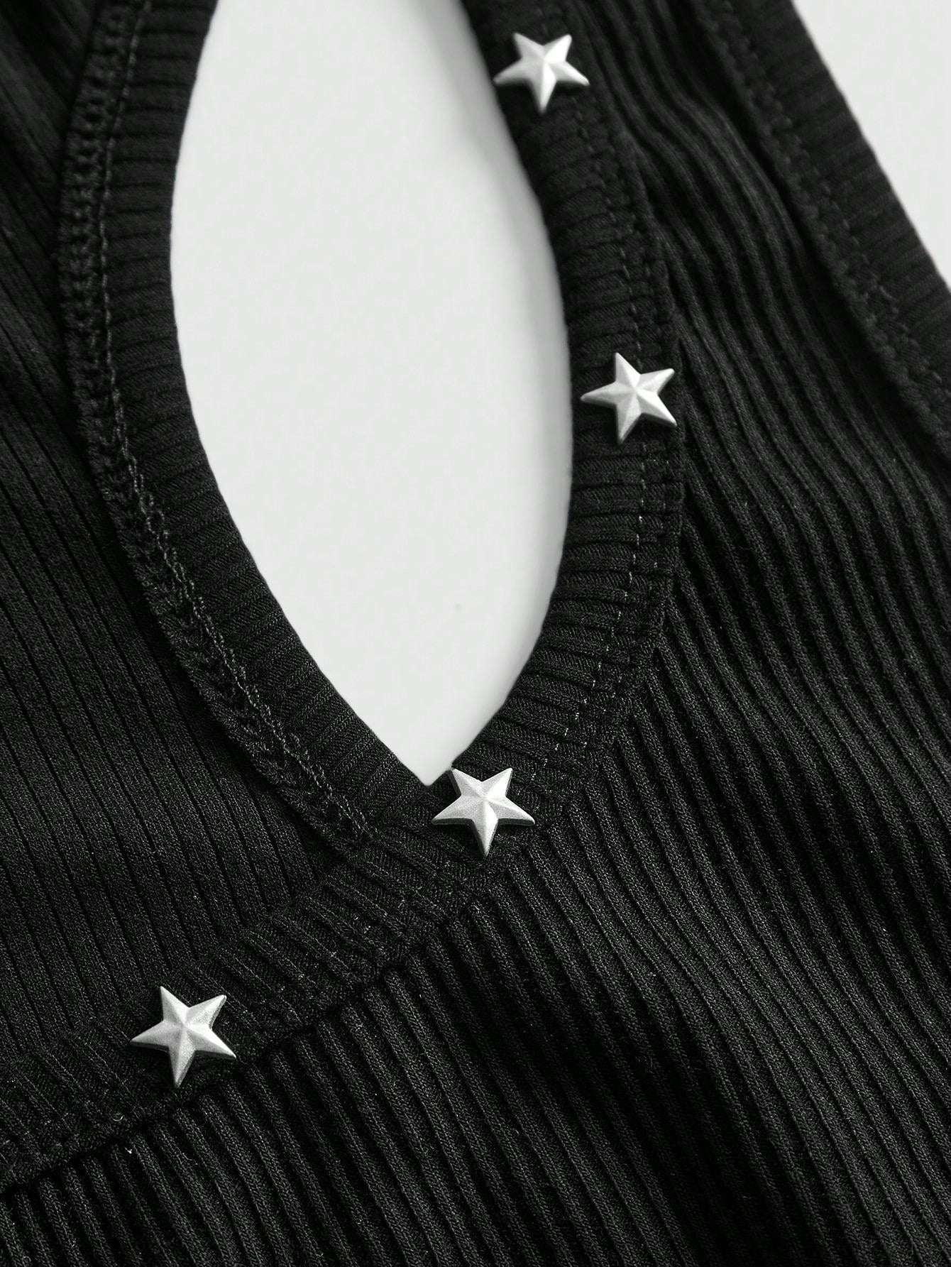 ROMWE Street Life Women's PUNK Music Festival Star Print Mini Dress