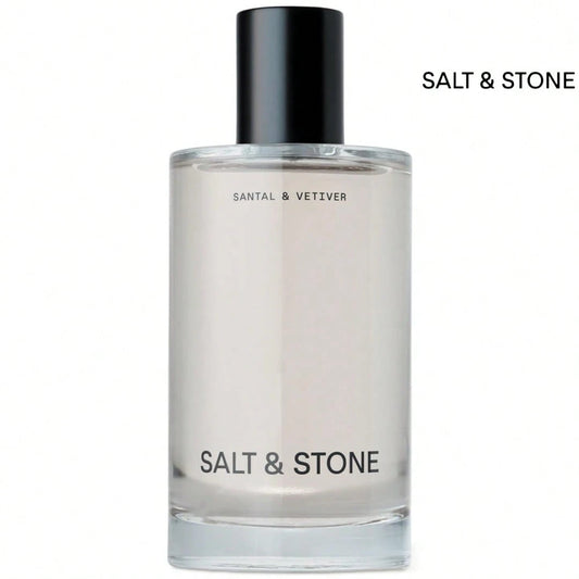 Salt & Stone Body Mist| Santal & Vetiver| Skincare Infused Hair & Body Spray For Women And Men| Hydrating Fragrance With Glycerin And Red Algae| Vegan, Cruelty Free, 3.4 Fl Oz
