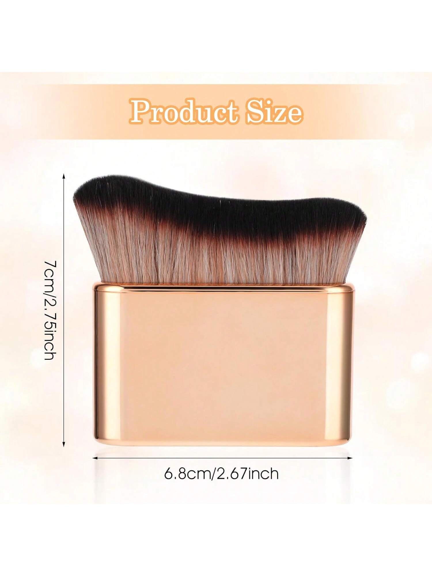 Self-Tanning Brush, Kabuki Body Brush, Professional Body Makeup Brush (For Perfect Leg Makeup), Bronze Powder Highlighting Brush, High-Density Foundation Brush (For Cream Foundation), Foundation Brush
