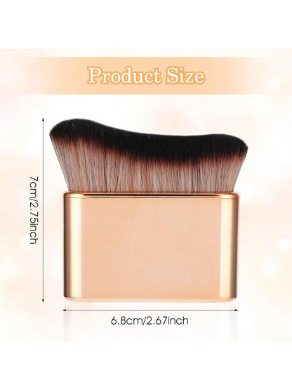 Self-Tanning Brush, Kabuki Body Brush, Professional Body Makeup Brush (For Perfect Leg Makeup), Bronze Powder Highlighting Brush, High-Density Foundation Brush (For Cream Foundation), Foundation Brush