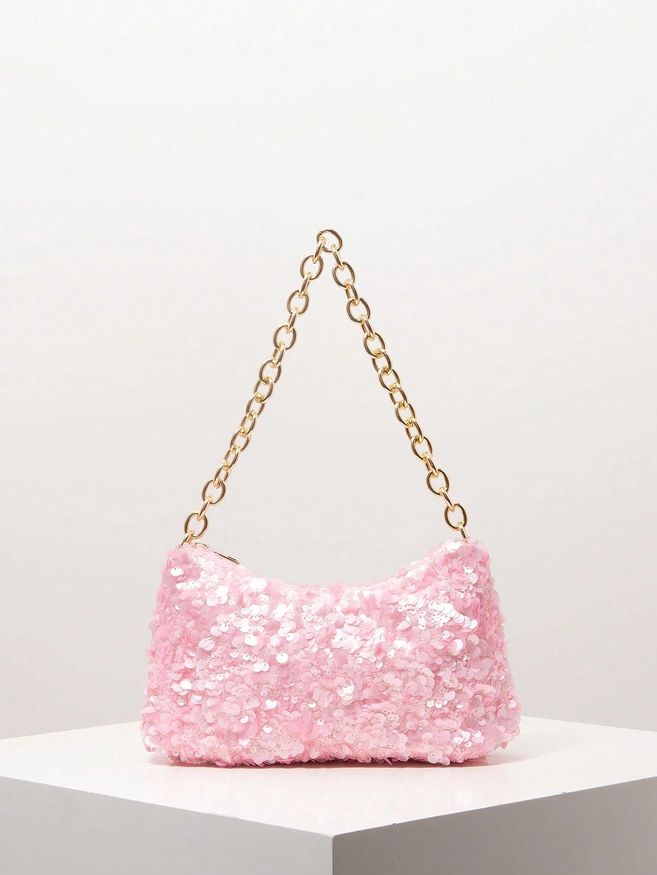 Sequin Shoulder Bag, Floral Embroidered Bag, Elegant Party Clutch, Prom Accessory, Wedding Supplies, Fashion Women Handbag, Gift For Her, Vintage Look
