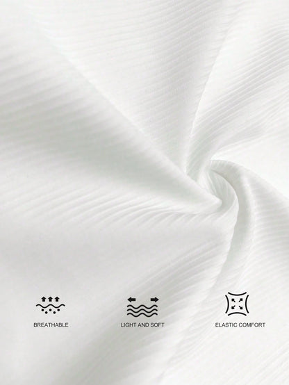 Sexy Open Back Knit Camisole White Crop Top, Stretchy Casual Fitted Women's Summer Clothing, Back To School Season