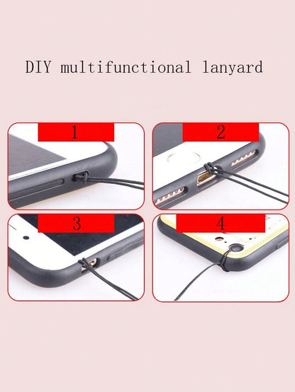 Shockproof Leopard Print Novelty Cream Wavy Edged Glossy Painted Anti-Drop Phone Case With Handmade Beaded Bracelet Accessory Spring Gift, International Version, Not The Domestic Version Gift