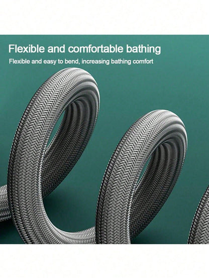 Shower Hose Anti-Burst Hose, Anti-Tangle Water Pipe Nylon Shower Hose For Universal Bathing- Durable Nylon Braided Shower Hose Flexible And Leak-Proof