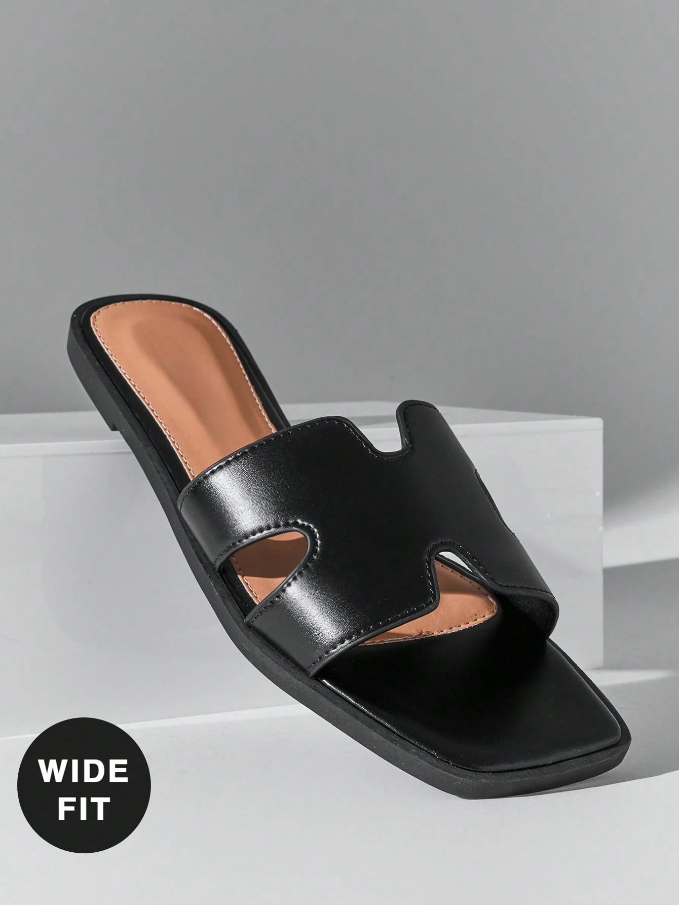 SHUZIA Women Wide Fit Flat Sandals, Open Toe, Fashion, Beach, Non-Slip, Slip-On, Stylish Low Heel Sandals Holiday Vacay Vibe For Summer Shoes Spring Shoes Spring Break Easter Mother's Day Present For