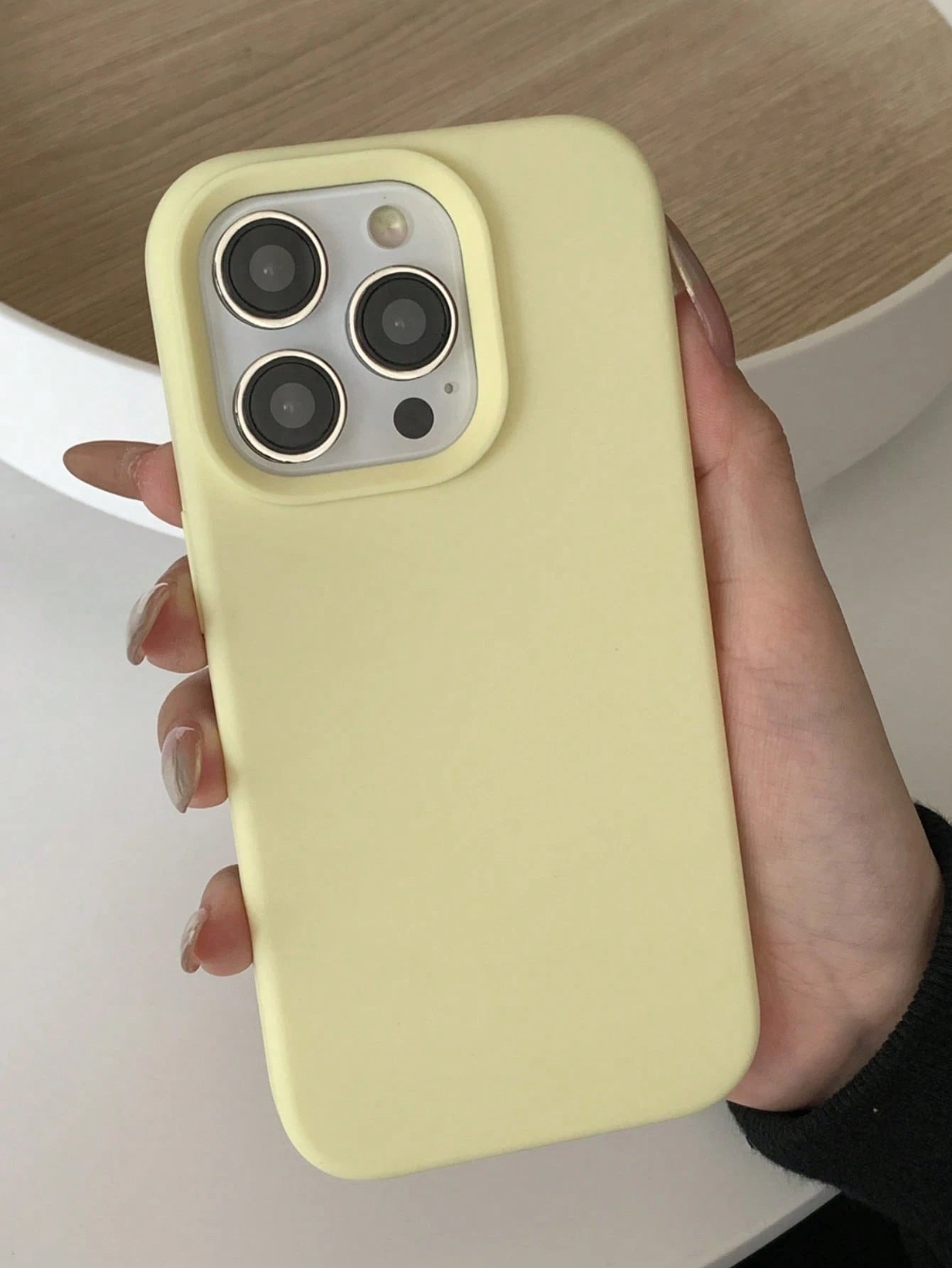 Silicone Blue Solid Color Solid Blue Liquid Silicone High-Quality Liquid Silicone Phone Case With Groove Button Design, Compatible With IPhone 17 AIR 16 15 14 13 12 11 Pro Max, Soft Waxy Texture, Skin