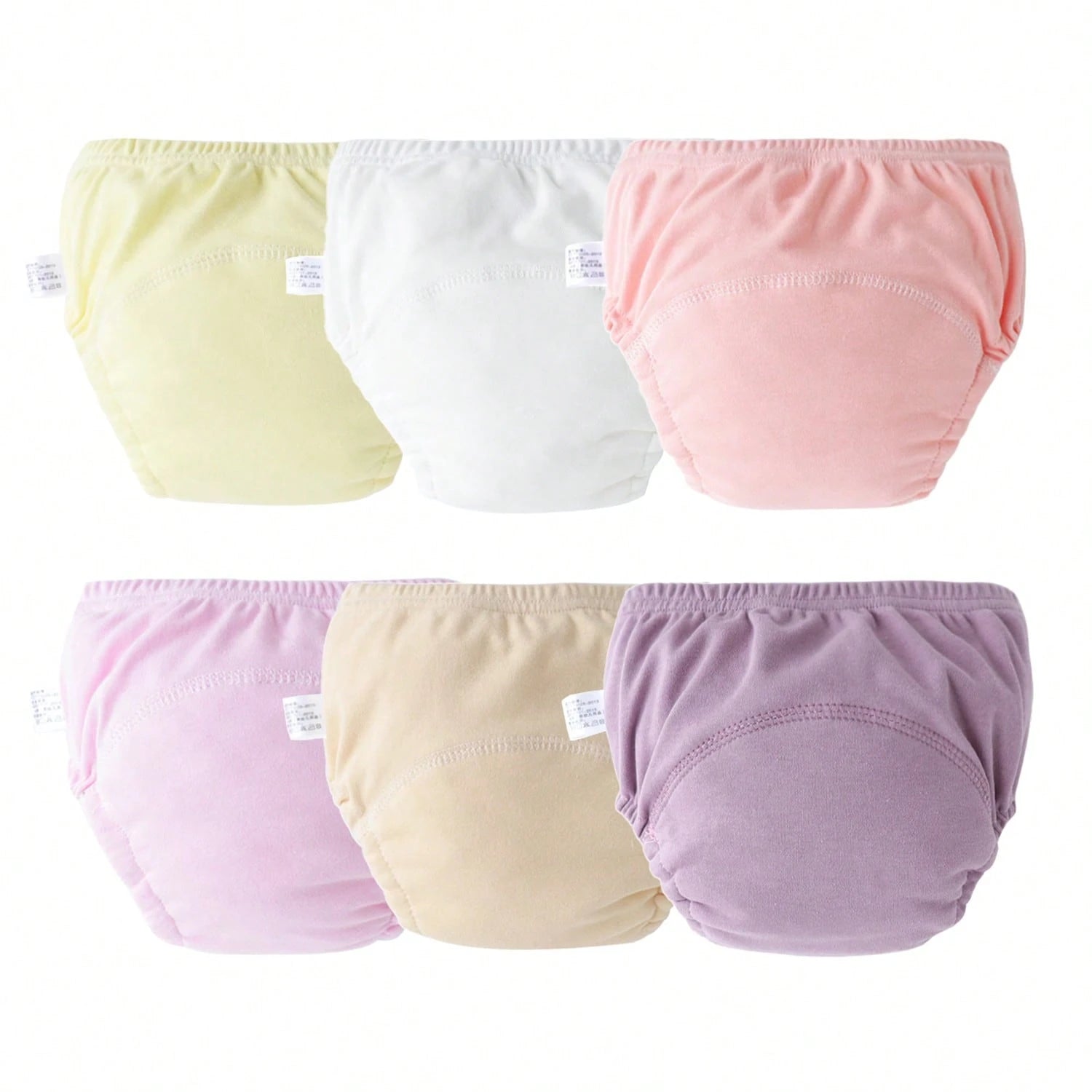 Sinhakloho 6 Pack Potty Training Underwear For Toddler Boys & Girls, 100% Cotton Absorbent Training Pants, Leakproof Reusable Potty Training Panties