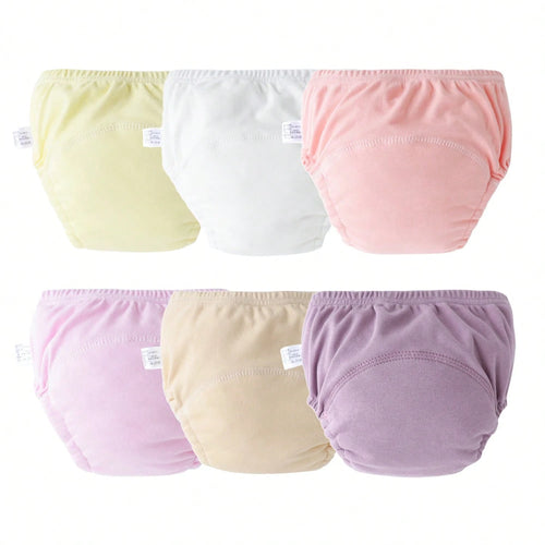 Sinhakloho 6 Pack Potty Training Underwear For Toddler Boys & Girls, 100% Cotton Absorbent Training Pants, Leakproof Reusable Potty Training Panties