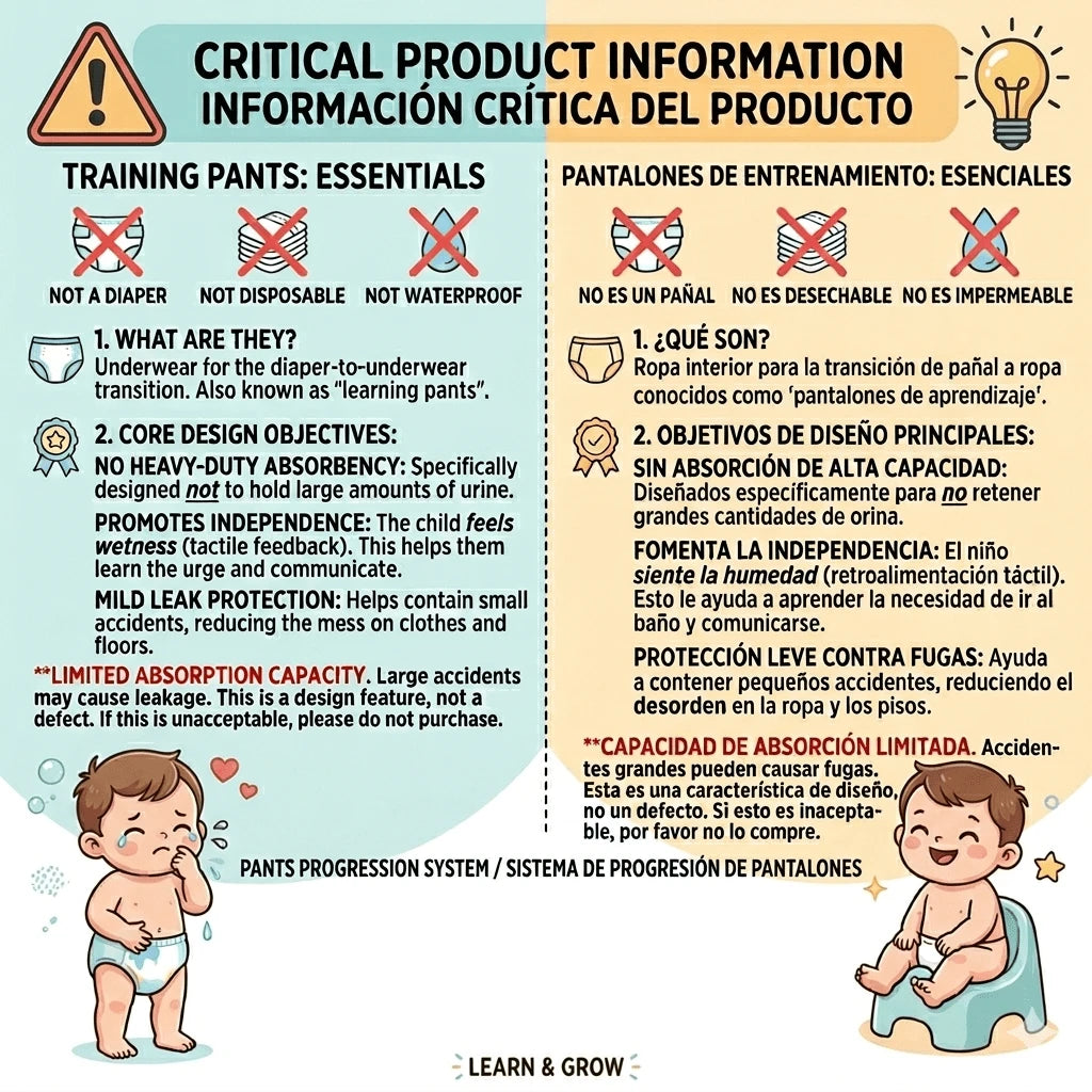 Sinhakloho 6 Pack Potty Training Underwear For Toddler Boys & Girls, 100% Cotton Absorbent Training Pants, Leakproof Reusable Potty Training Panties