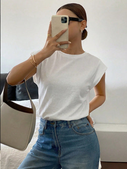 Siren Gaze Women's Casual Short Sleeve T-Shirt, 95% Cotton, Casual,Elegant,Summer, Y2k