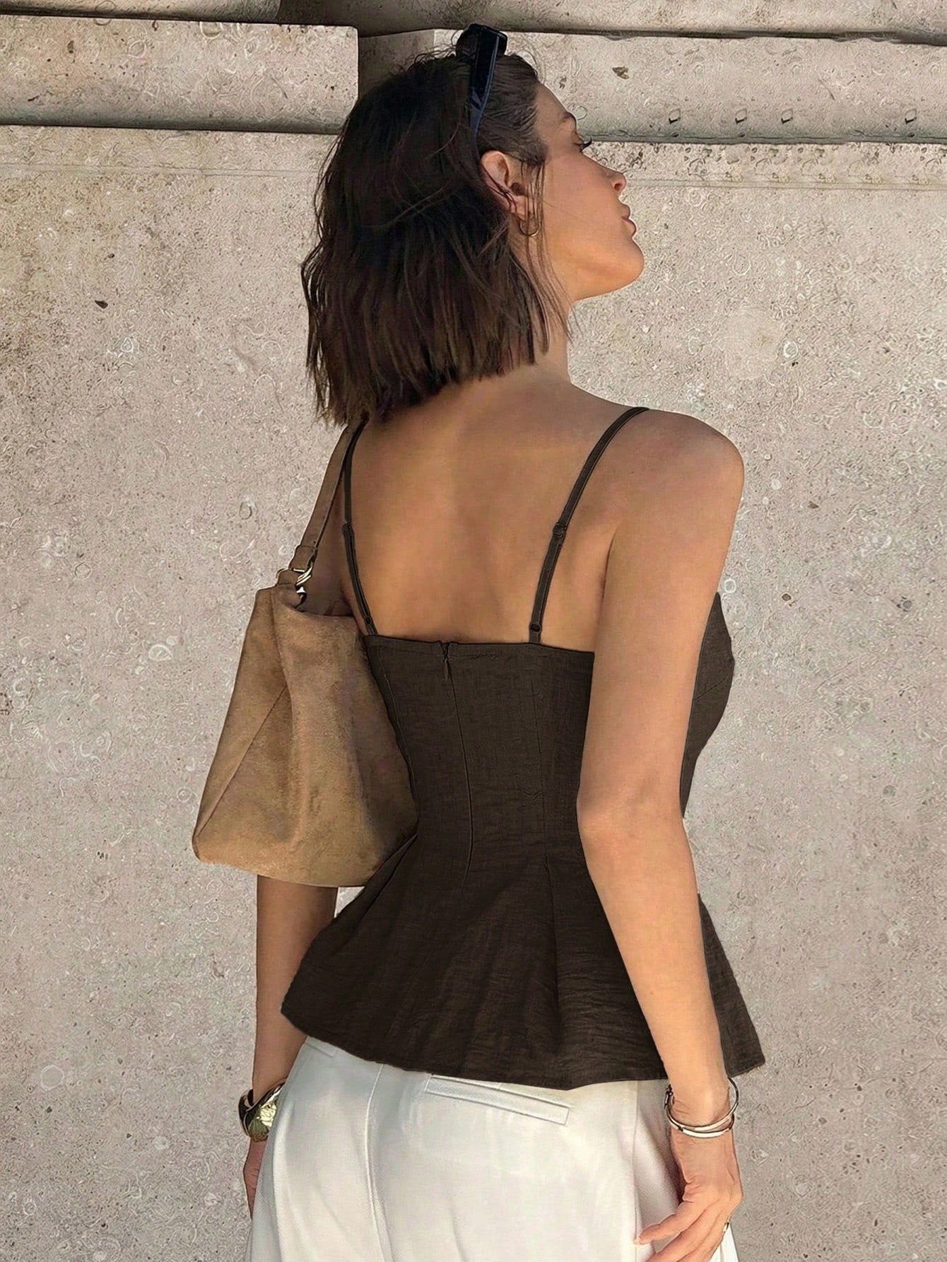 Siren Gaze Women's Solid Color Casual Versatile Daily Wear Camisole Top,Summer Top